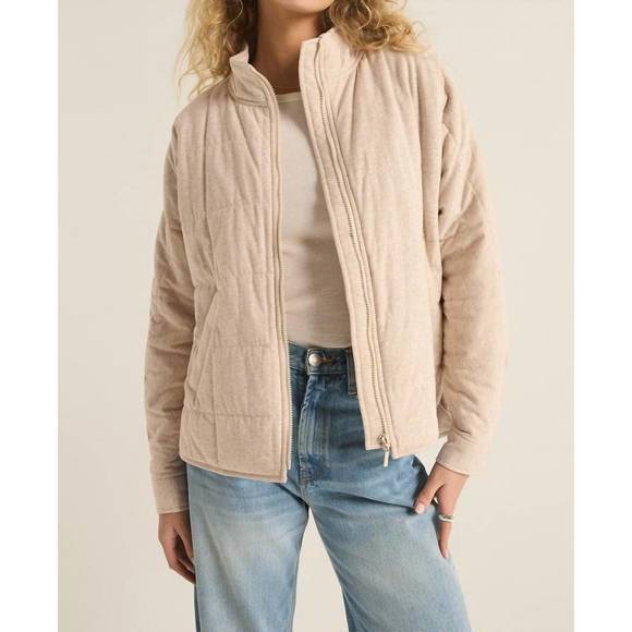 Z Supply - Bonfire Jacket Heather Latte main image 1